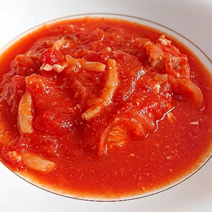 親子で取り分け鶏肉のトマト煮こみ ※IP使用